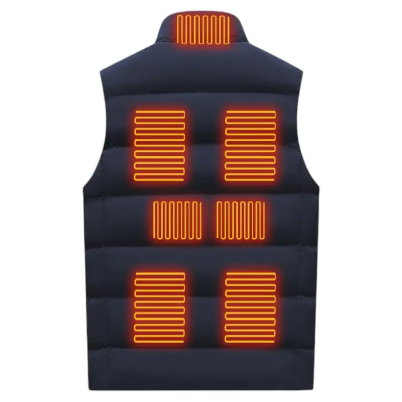 Doudoune chauffante équitation