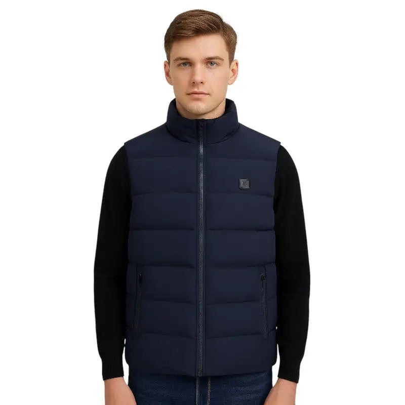 Doudoune chauffante équitation