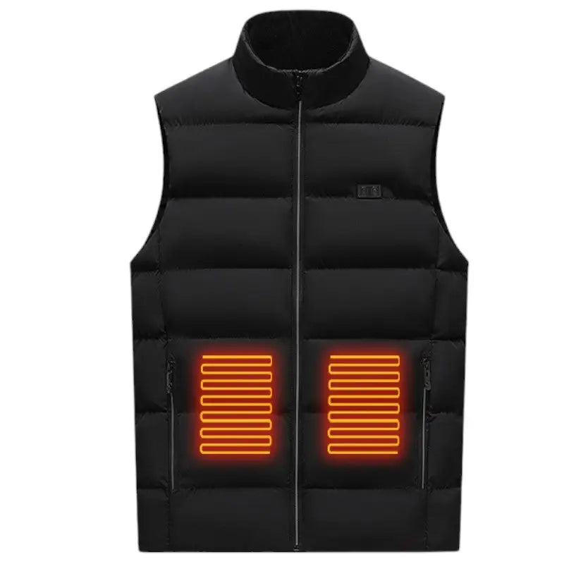 Doudoune chauffante équitation