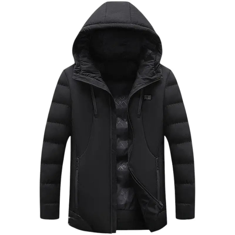 Doudoune chauffante noir