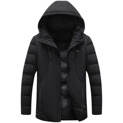 Doudoune chauffante noir