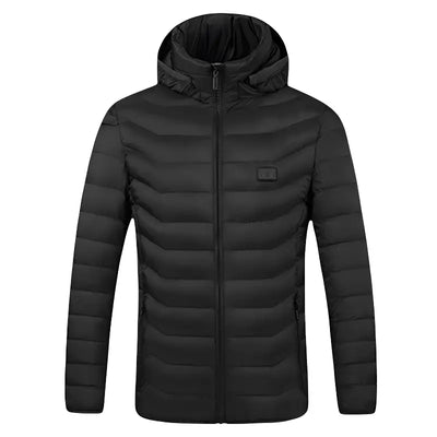 Doudoune chauffante noir femme
