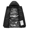 Doudoune chauffante noir femme