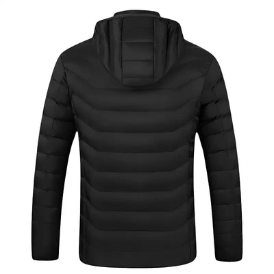 Doudoune chauffante noir femme