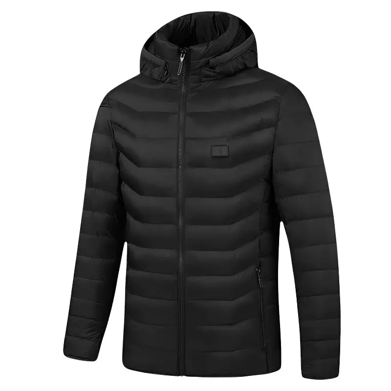 Doudoune chauffante noir femme