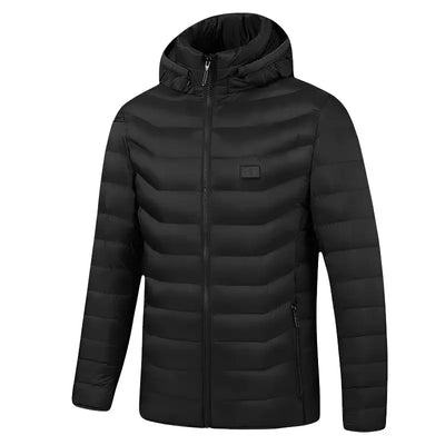 Doudoune chauffante noir femme