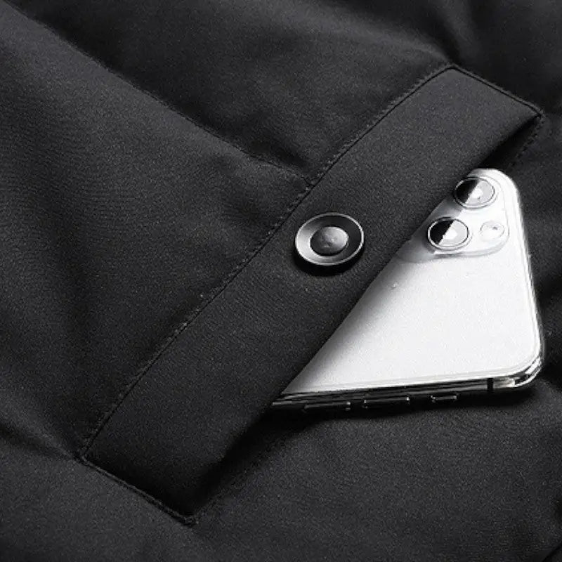 Doudoune extérieure chauffante