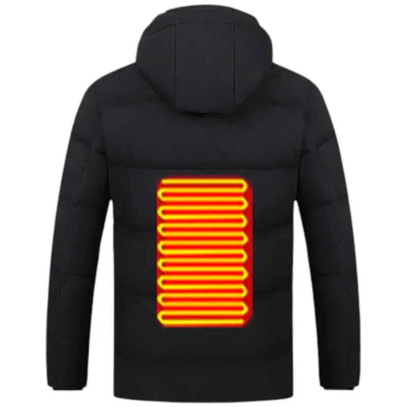 Doudoune extérieure chauffante