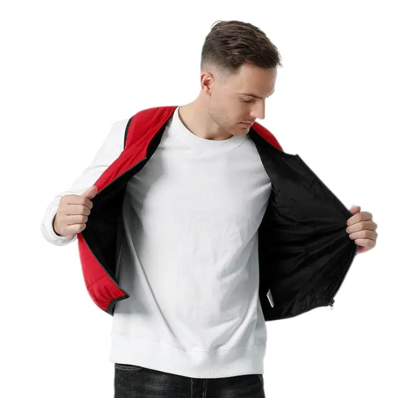 Doudoune sans manche chauffante homme