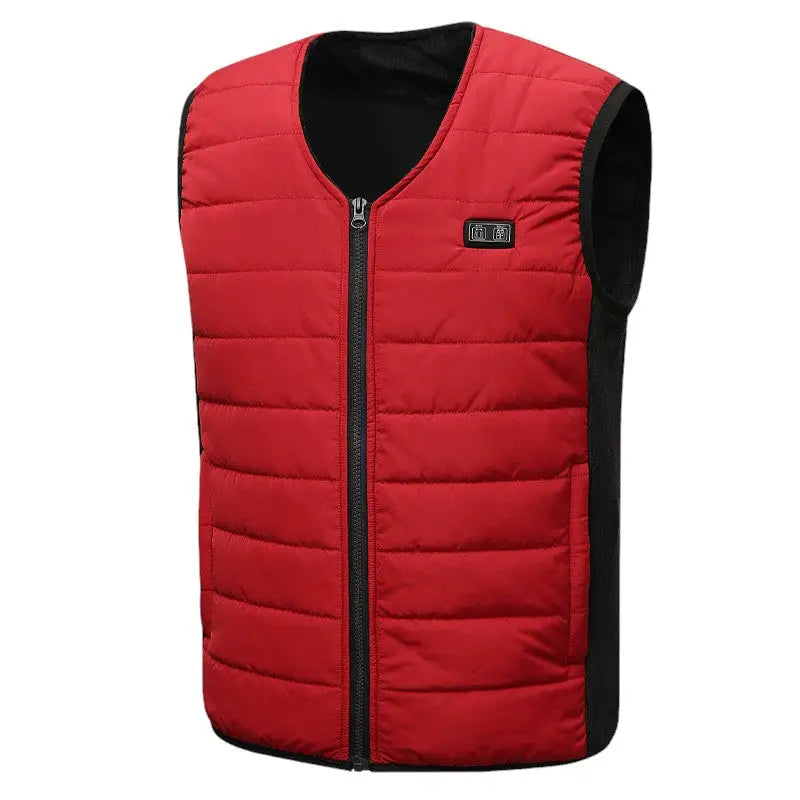 Doudoune sans manche chauffante homme