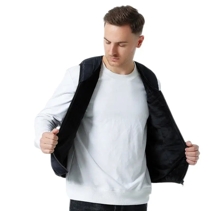 Doudoune sans manche chauffante homme