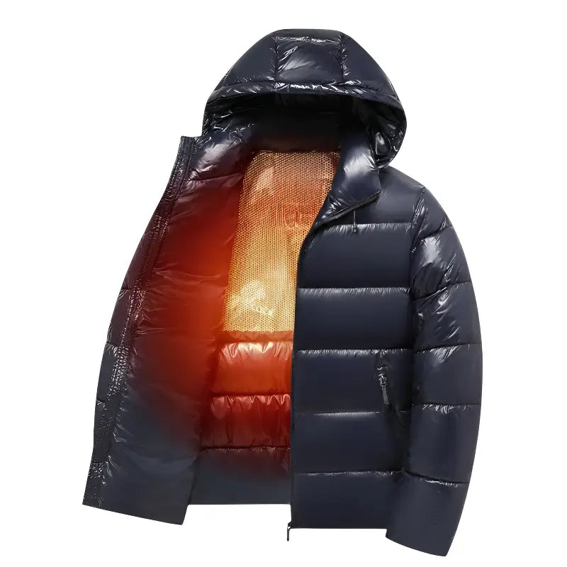 Doudoune militaire bleu