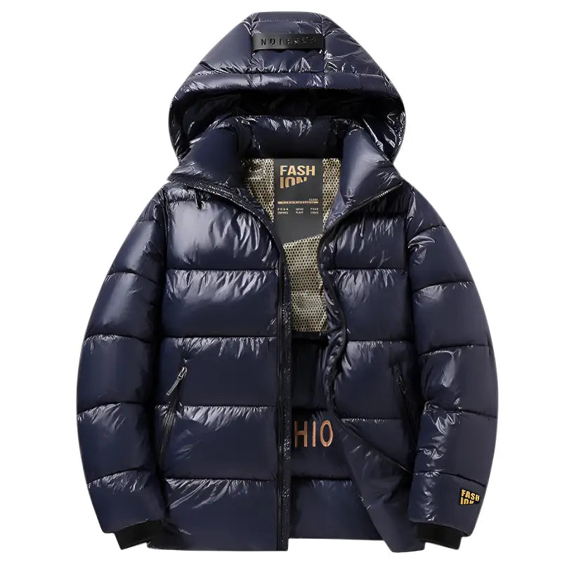 Doudoune militaire bleu