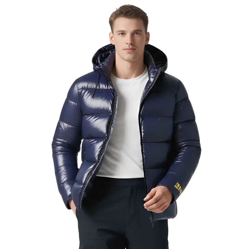 Doudoune militaire bleu