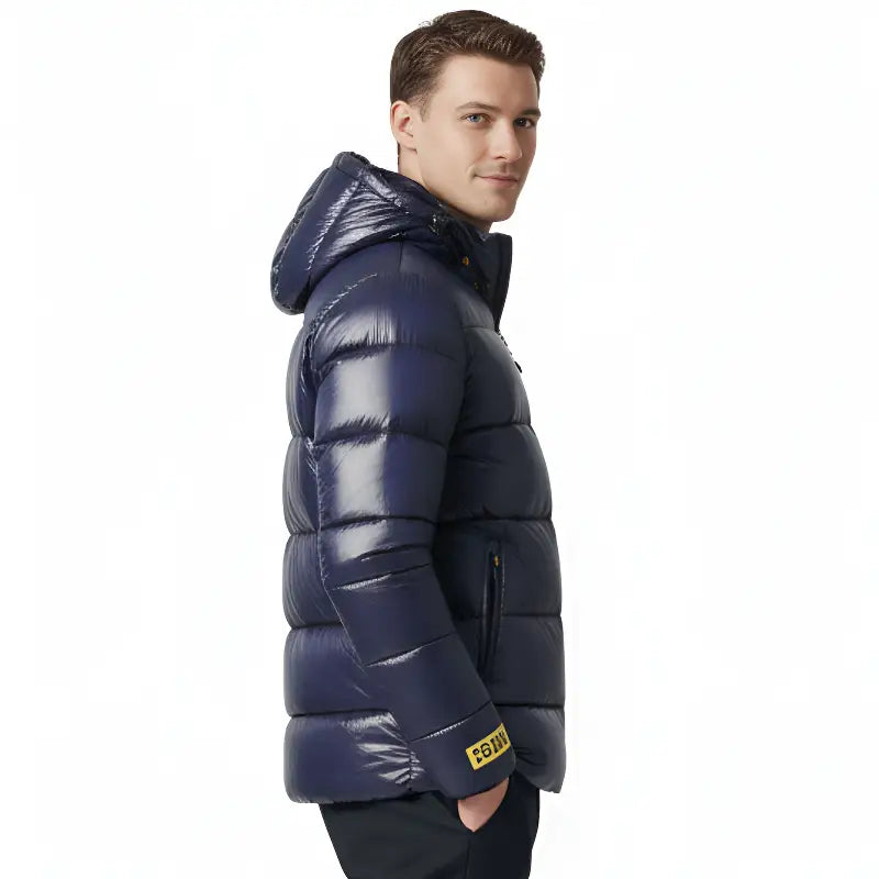 Doudoune militaire bleu