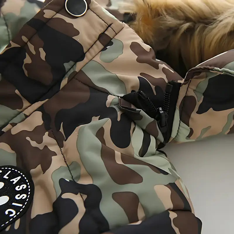 Doudoune militaire enfant