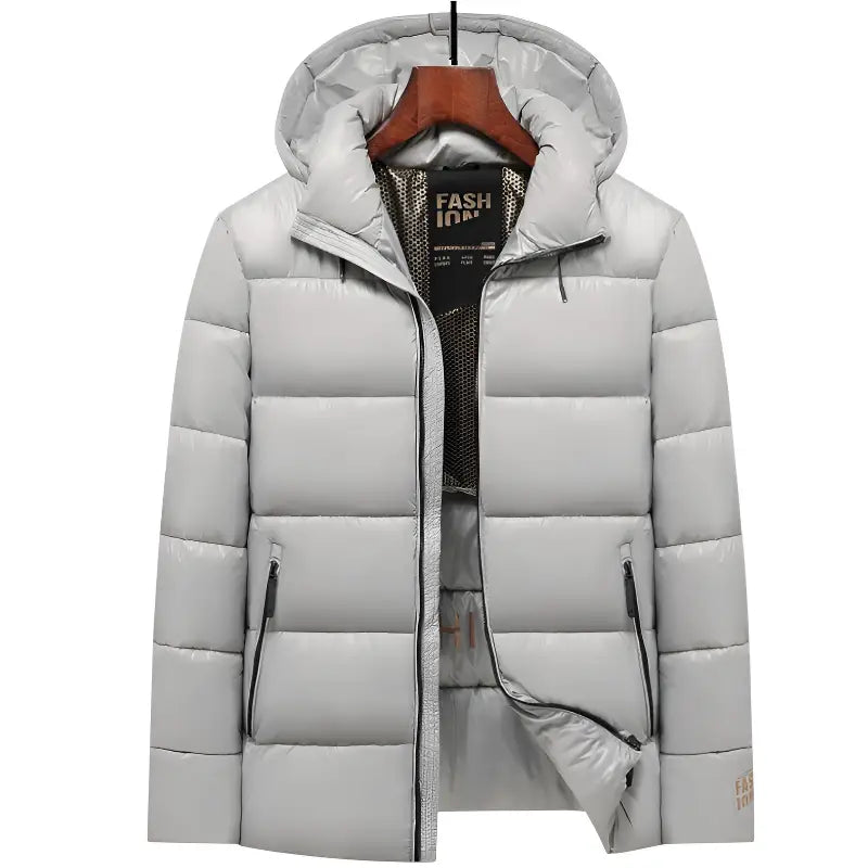 Doudoune militaire grise