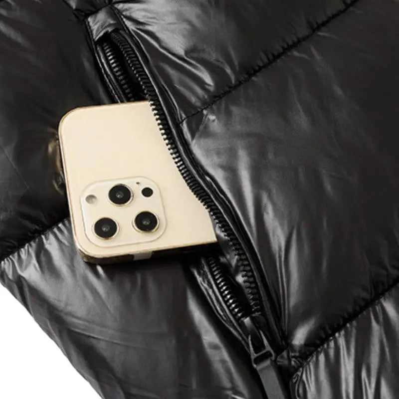 Doudoune militaire grise