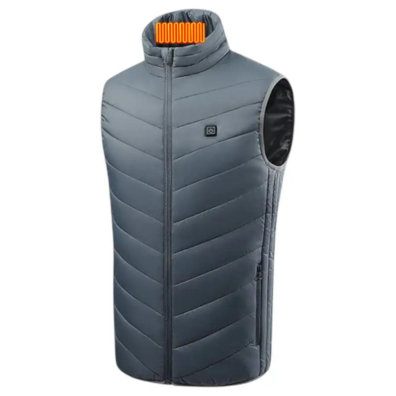 Doudoune sans manche chauffante