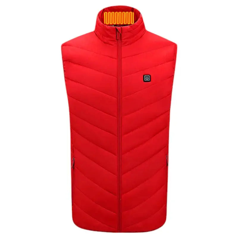 Doudoune sans manche chauffante