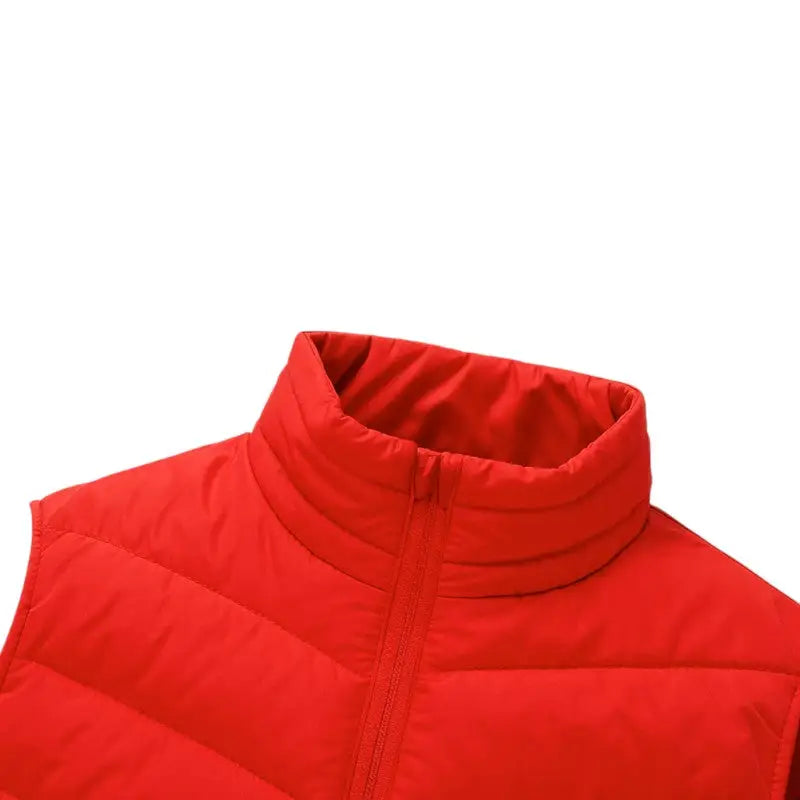 Doudoune sans manche chauffante