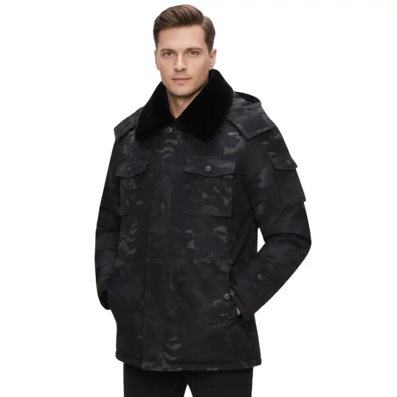 Doudoune style militaire homme