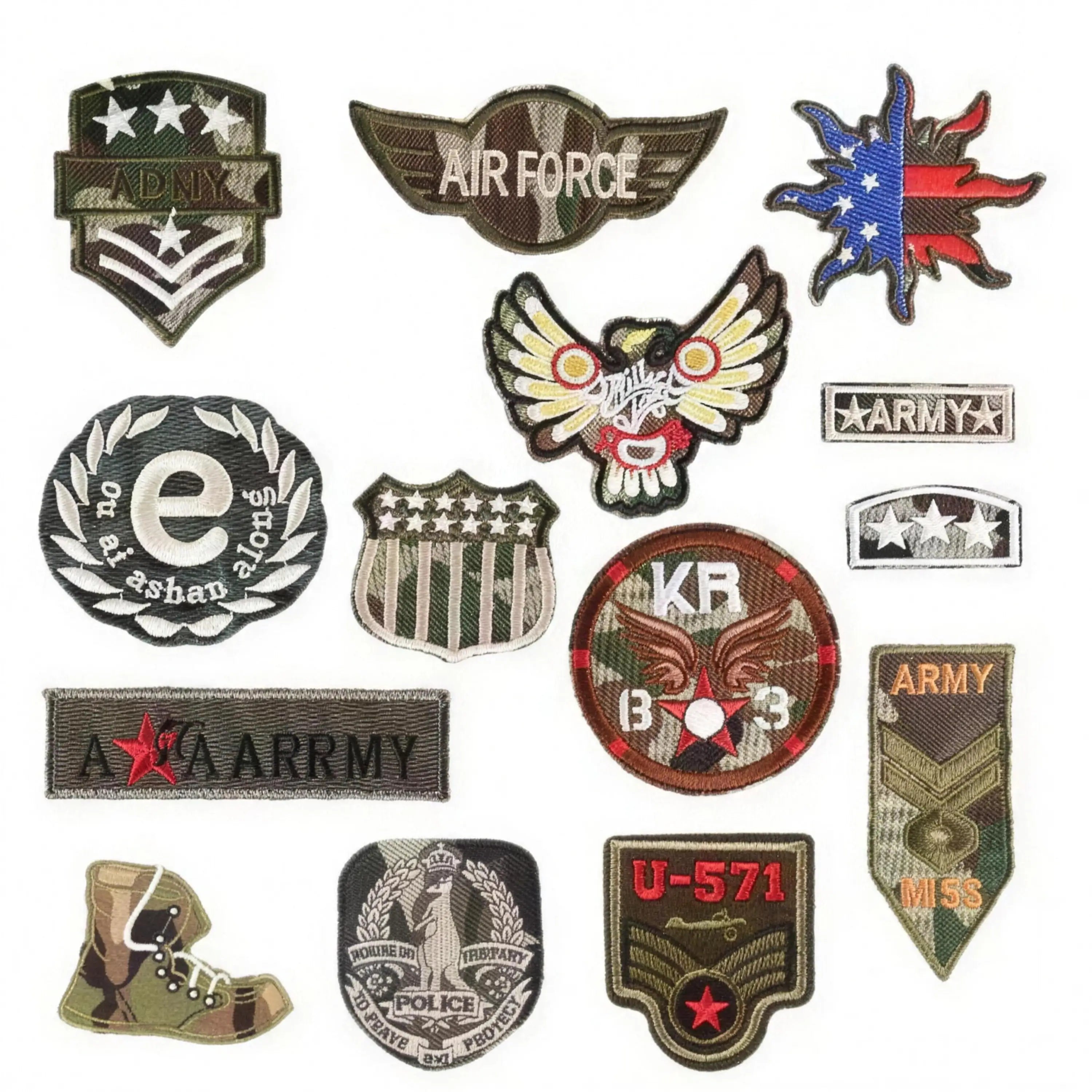 Écusson style militaire