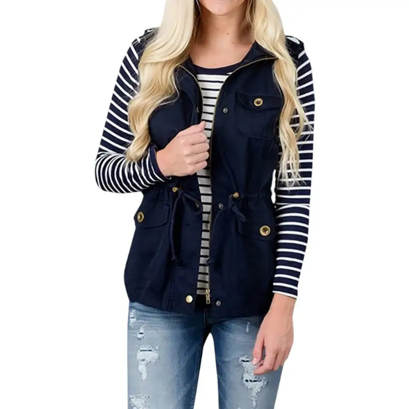 Femme veste militaire