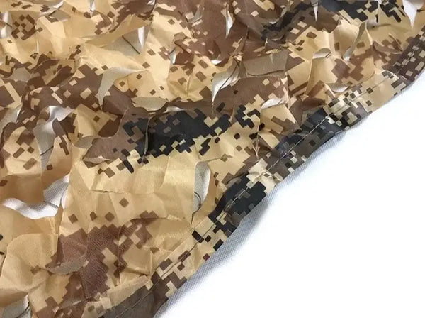 Filet de Camouflage Desert avec Maillage 1m x 1m Échantillon