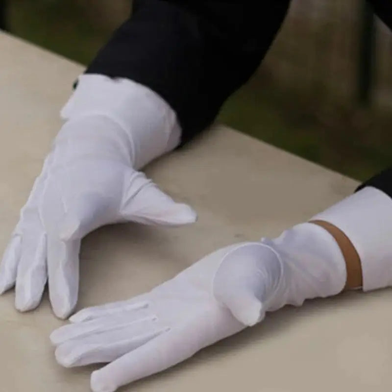 Gant blanc militaire