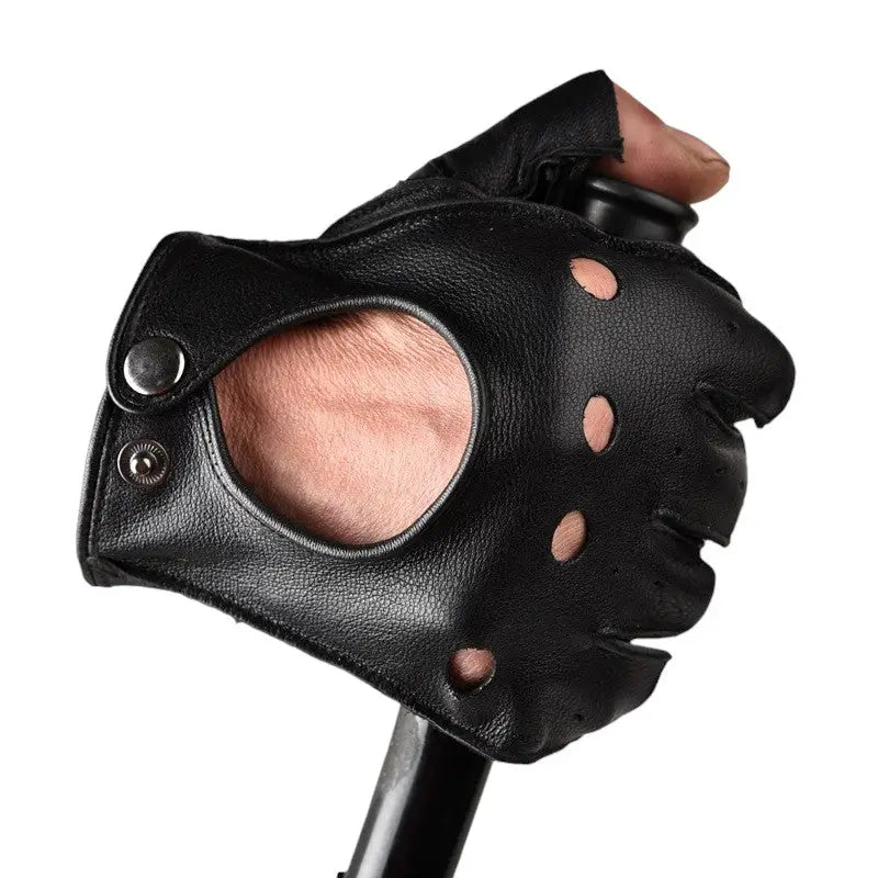 Gants sans doigts homme