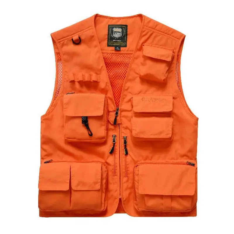 Gilet de chasse orange