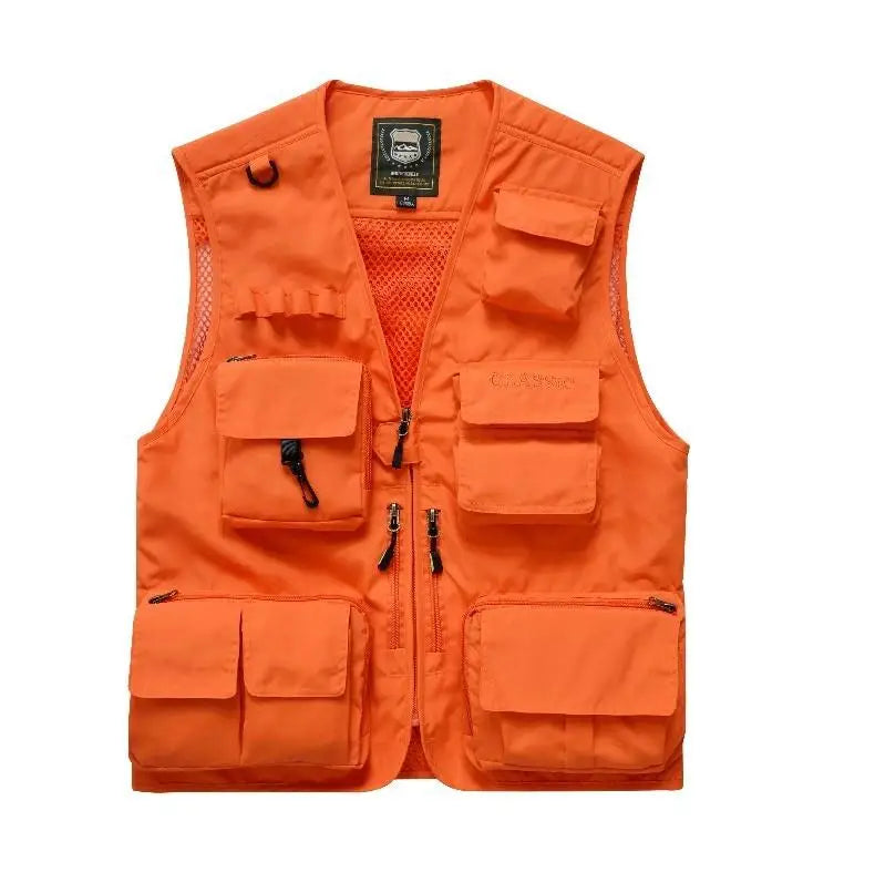 Gilet de chasse orange