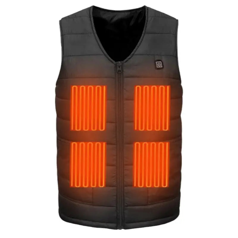 Gilet chauffant homme coupe-vent