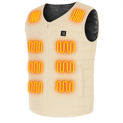 Gilet chauffant homme imperméable