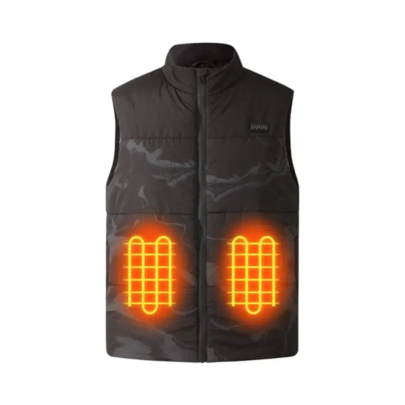 Gilet polaire chauffant homme