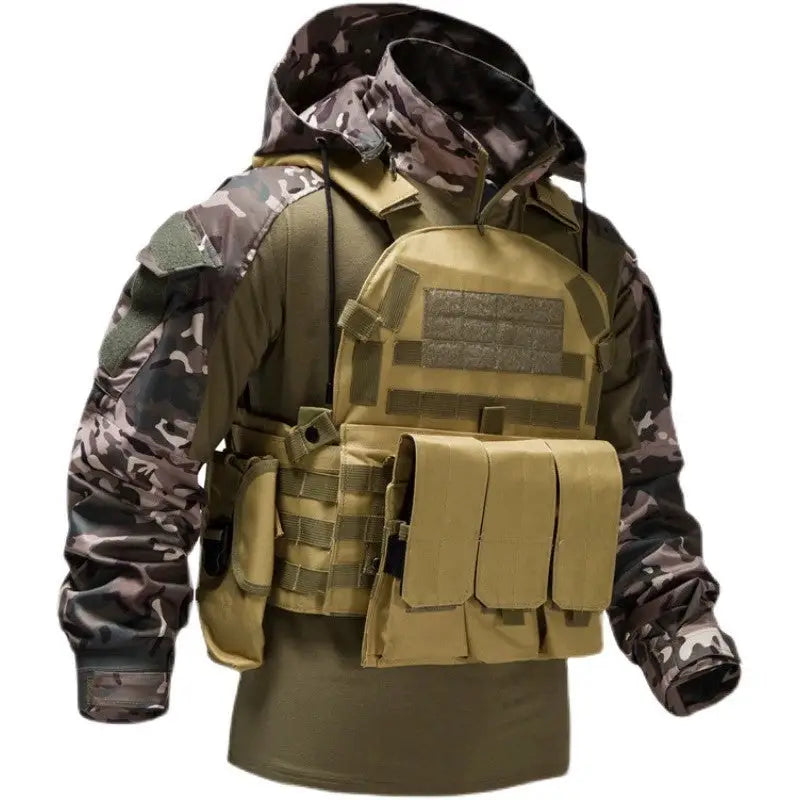 Gilet tactique militaire Molle Plate Combat Paintball Carrier Hunting Army  Airsoft
