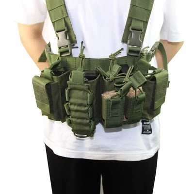 GILET TACTIQUE - EN NYLON 500D