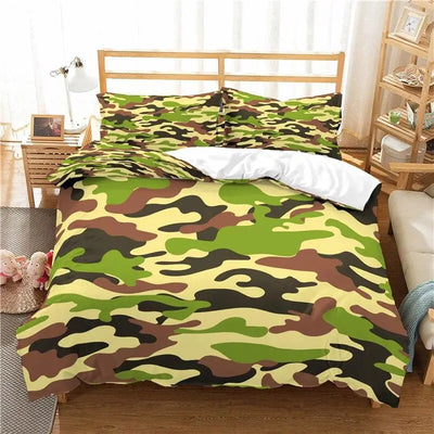 Housse de couette 200x200 militaire