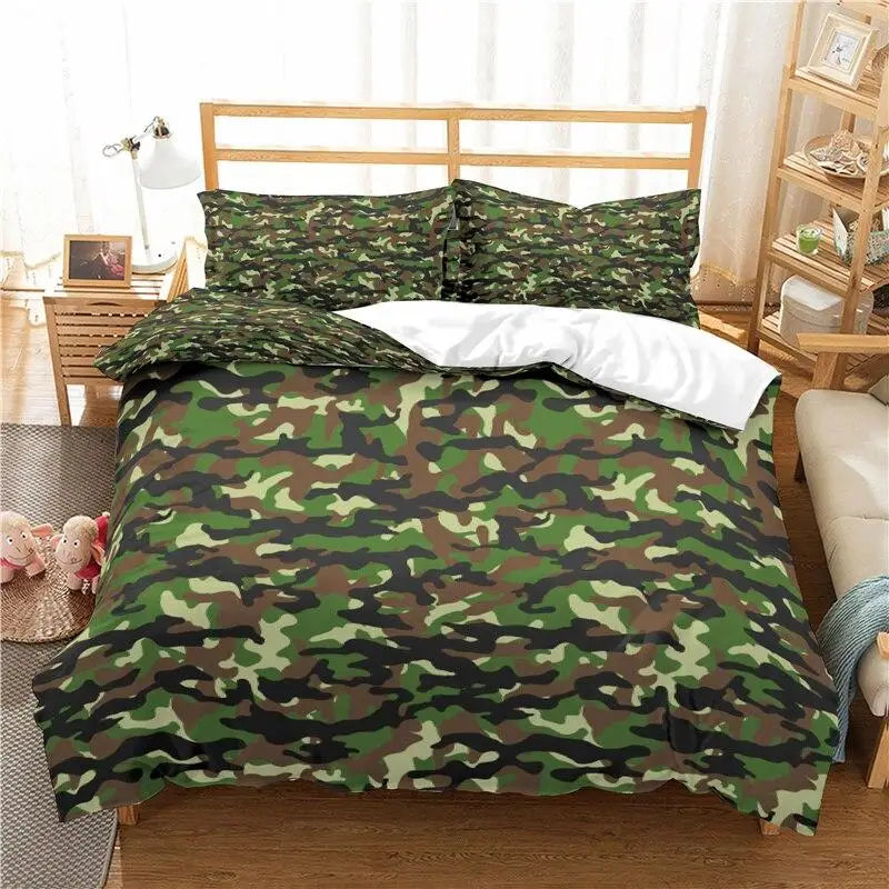 Housse de couette 200x200 militaire