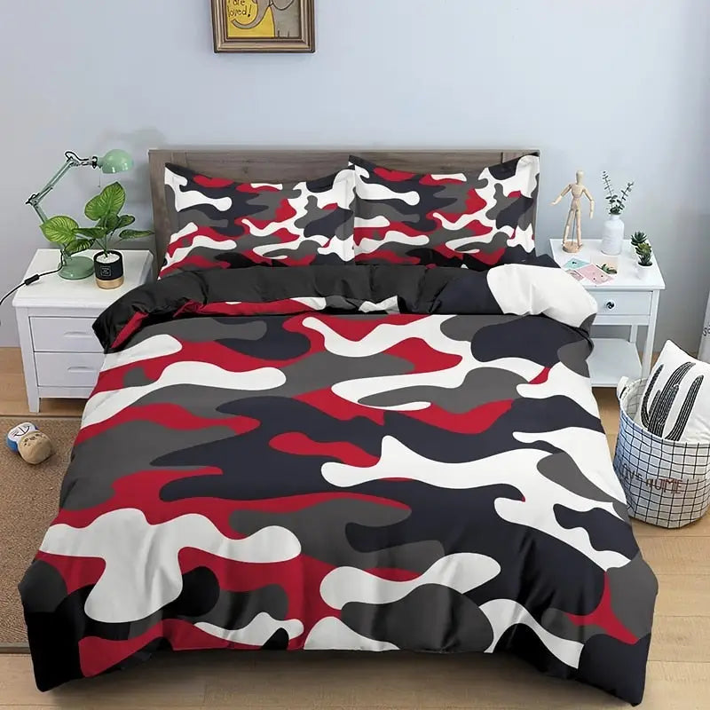 Housse de couette ado garçon militaire
