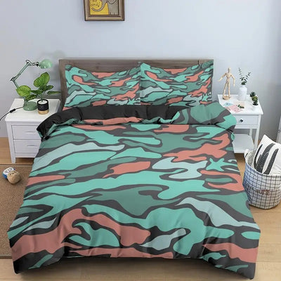 Housse de couette ado garçon militaire