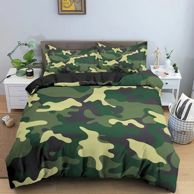 Housse de couette ado garçon militaire