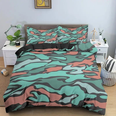 Housse de couette ado garçon militaire