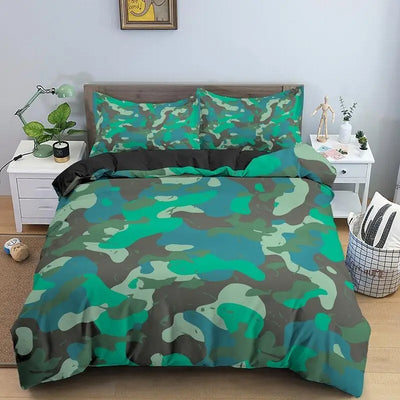 Housse de couette ado garçon militaire