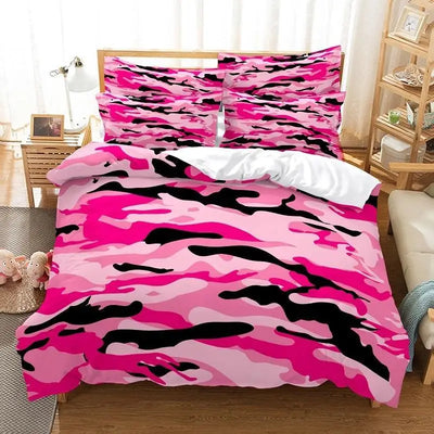 Housse de couette imprimé militaire
