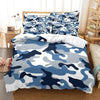 Housse de couette imprimé militaire