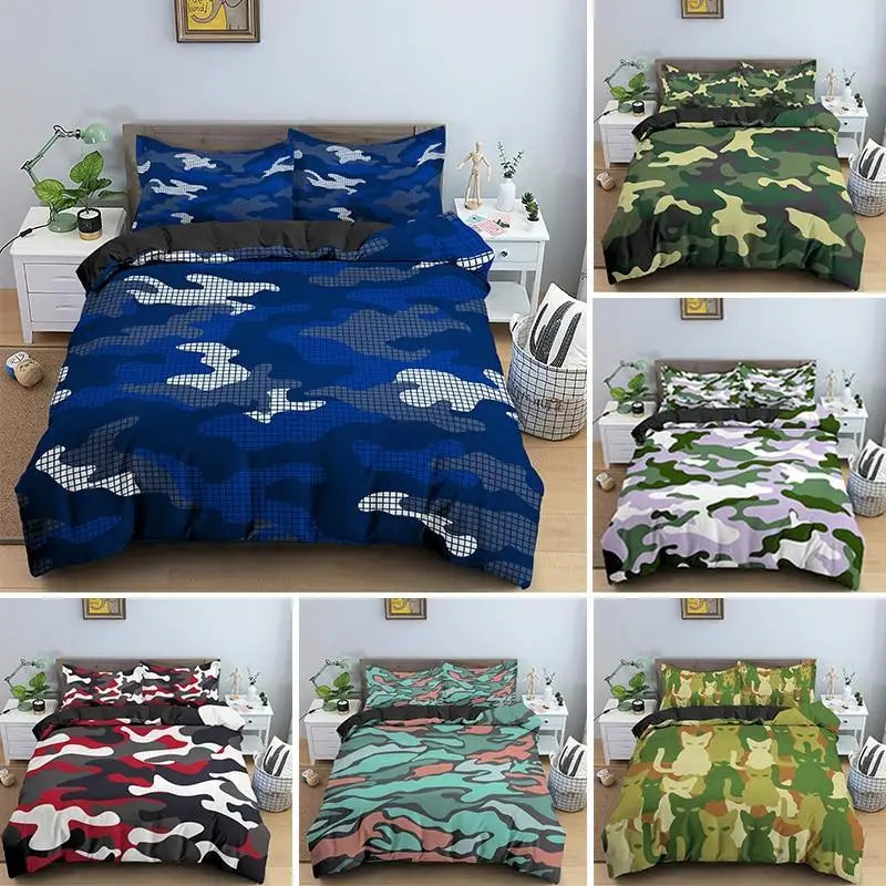 Housse de couette militaire 1 personne