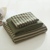 HOUSSE DE COUETTE MILITAIRE - RAYURE VERTE