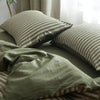 HOUSSE DE COUETTE MILITAIRE - RAYURE VERTE